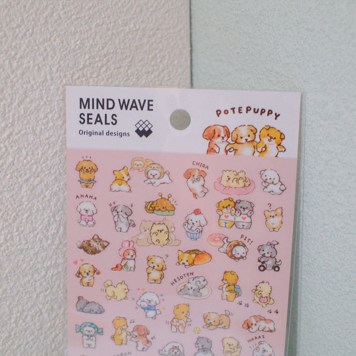 MIND WAVE Potepuppy Stickers
