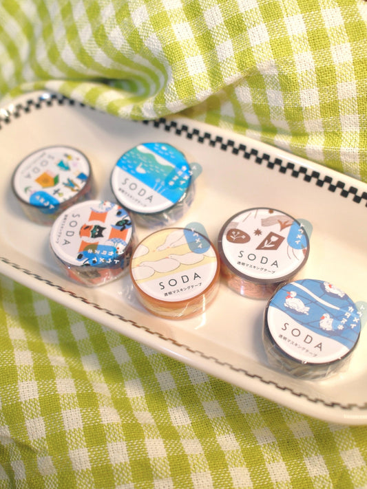SODA Transparent Masking Tape 15mm
