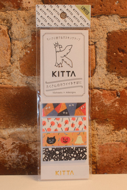 KITTA Halloween Washi Tape Set – 5 Designs for Crafts & Journaling