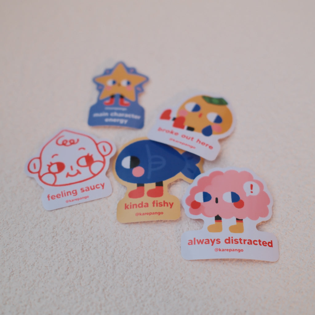 Karepango Die-cut stickers