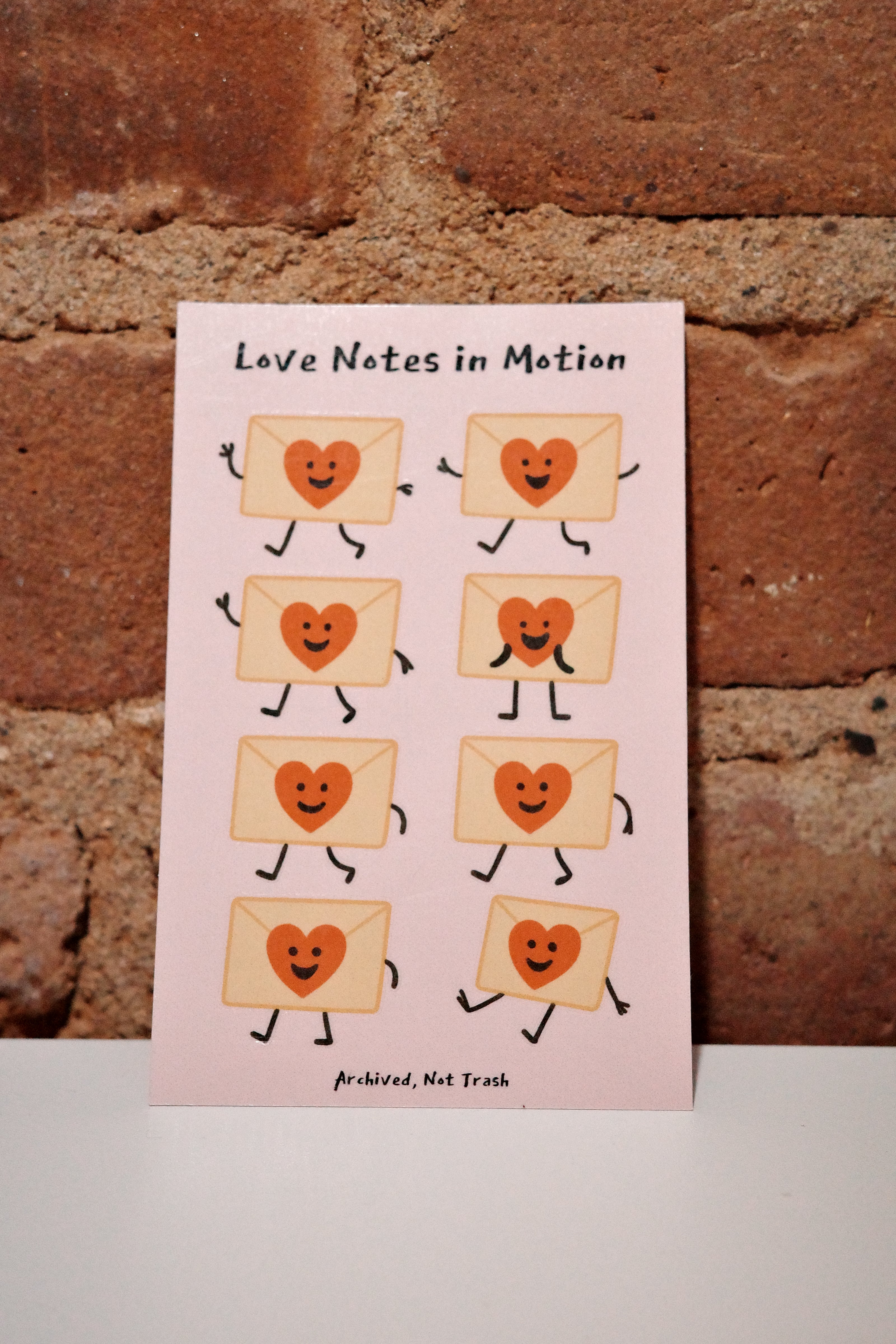 Love Notes in Motion – Happy Envelope Sticker Sheet