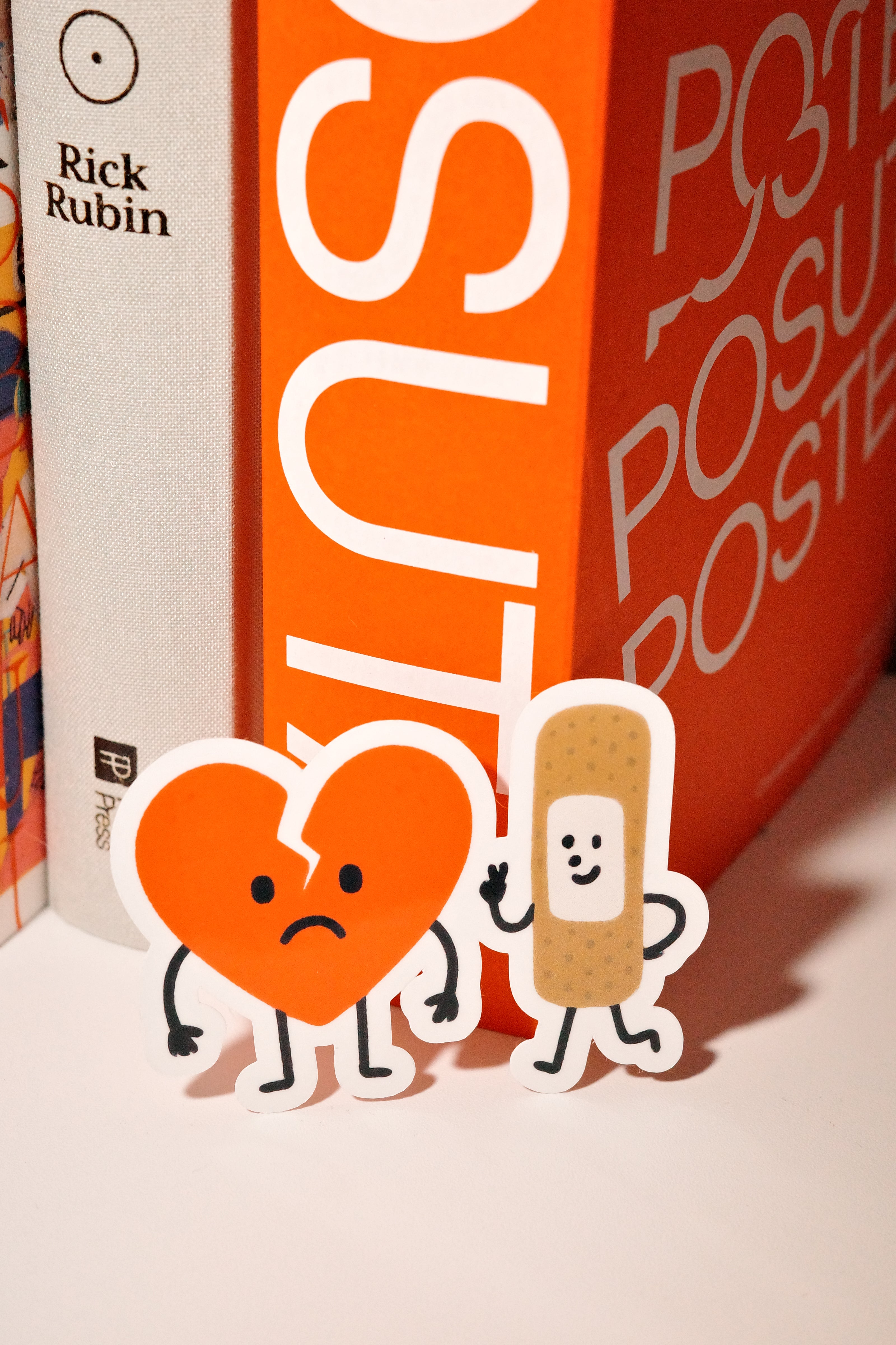 Healing in Progress – Broken Heart & Bandage Duo Sticker