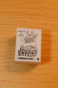 Happy Zoo Wooden Rubber Stamps | Individual & 5-Piece Boxed Set