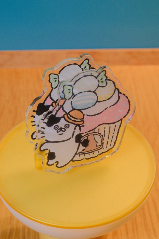 3 Little Cats Fairy Tale Adventure Acrylic Clip | 5x5cm Double-Sided