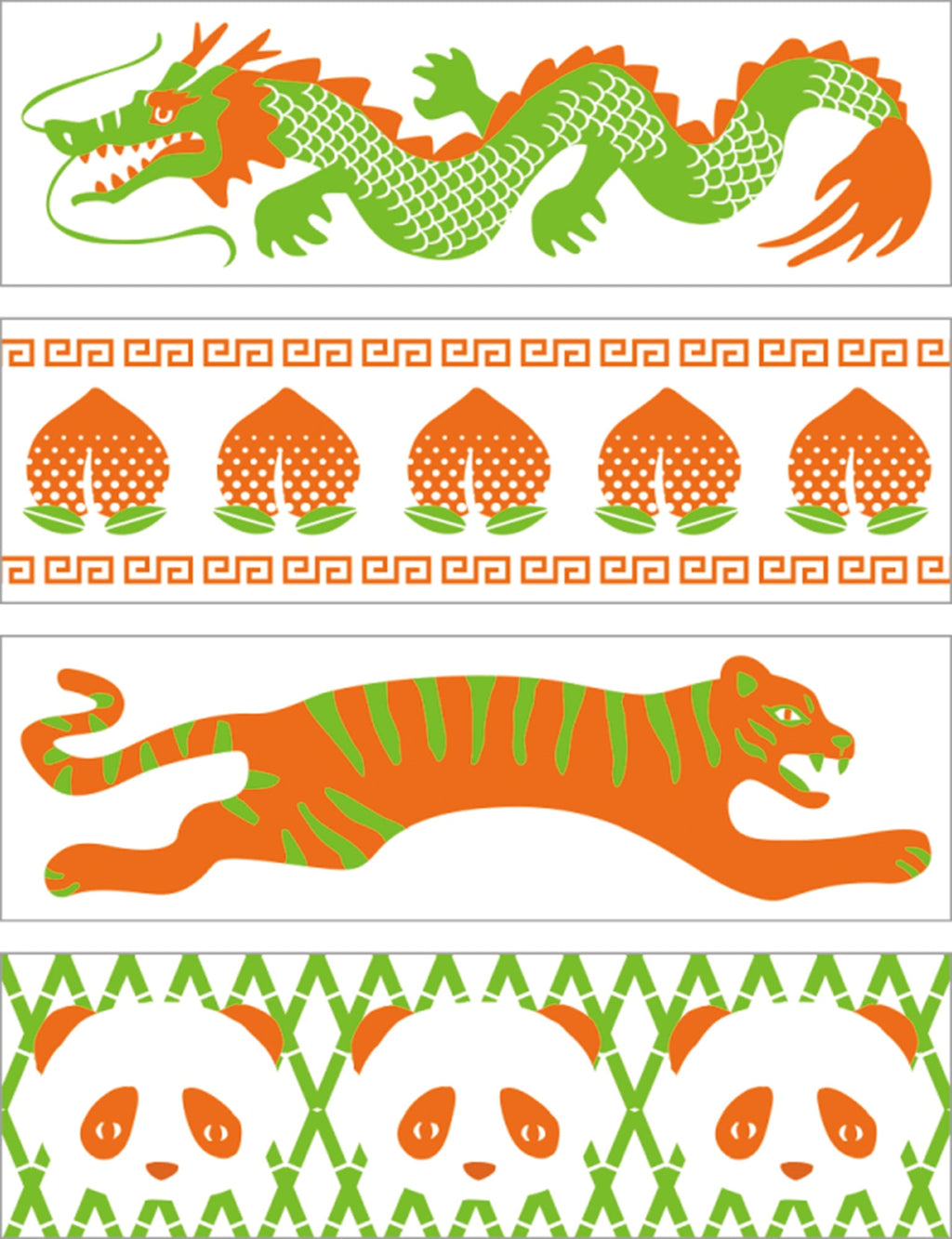 Pre-cut Portable Decorative Tape KITTA WASHI Tape Special / Oriental