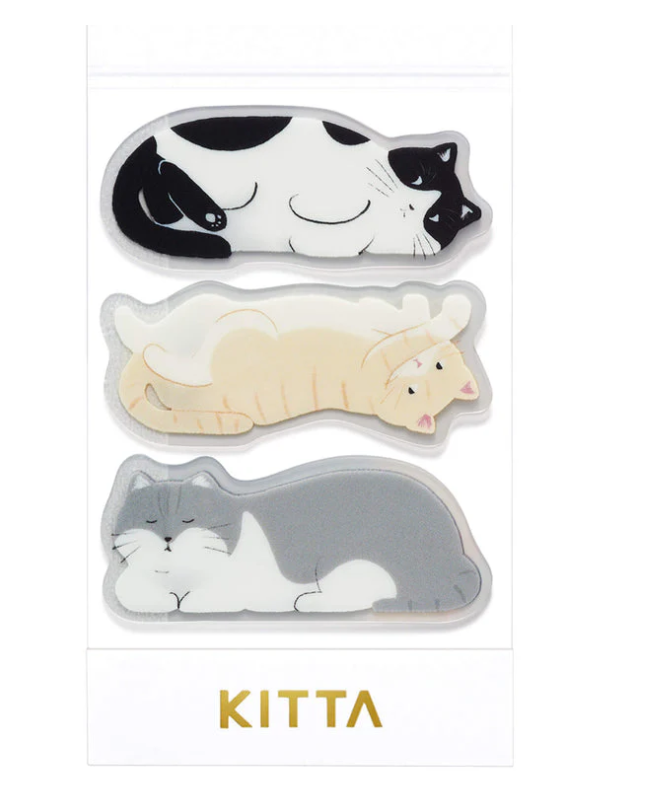 KITTA Pre-cut, Portable Decorative Tape Clear/CAT