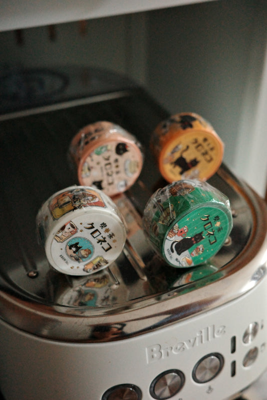 BGM Washi Tape  ✦ Cafe Kuroneko