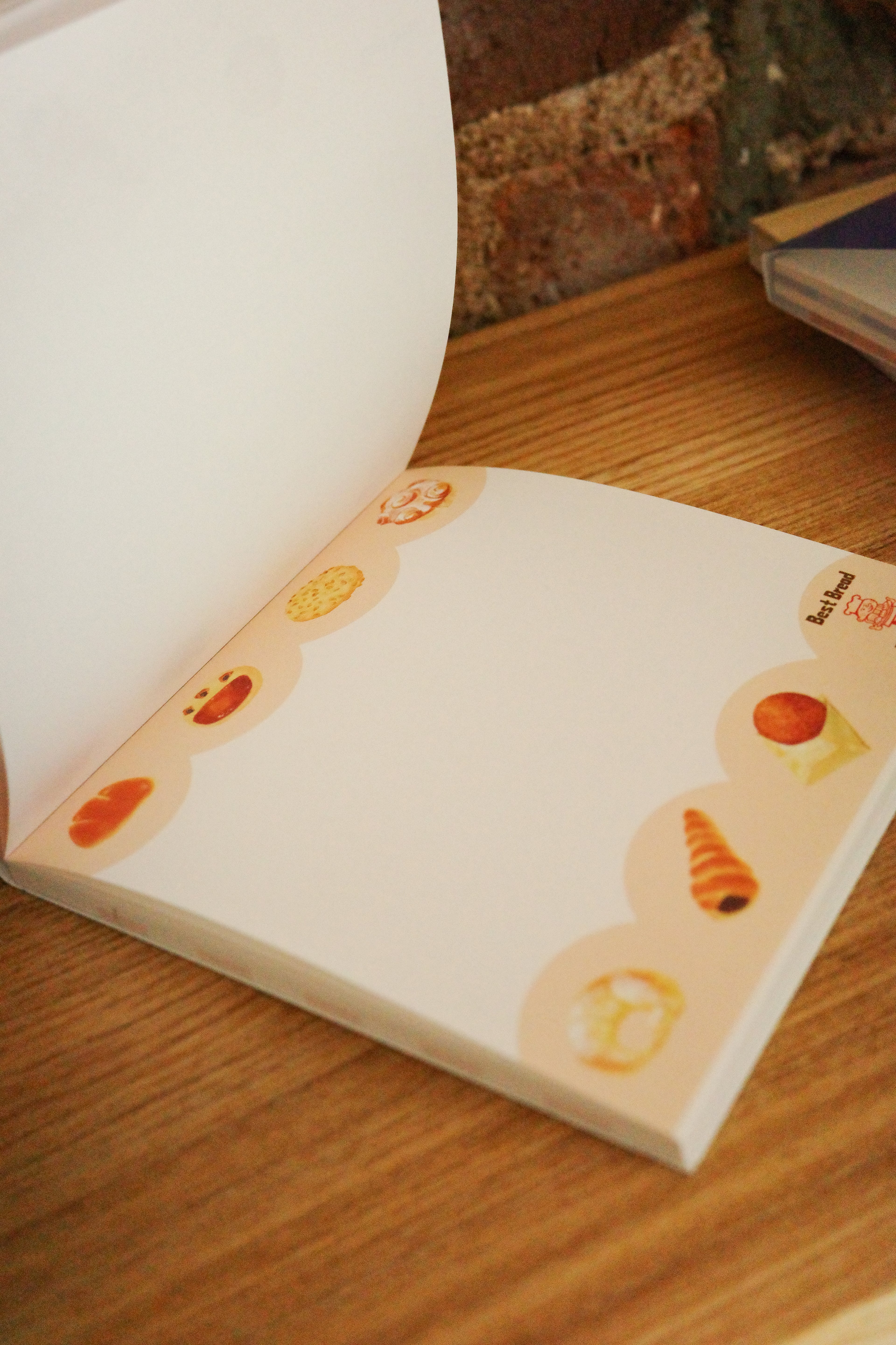 Square Memo Pad  ✦  Japanese Bakeries