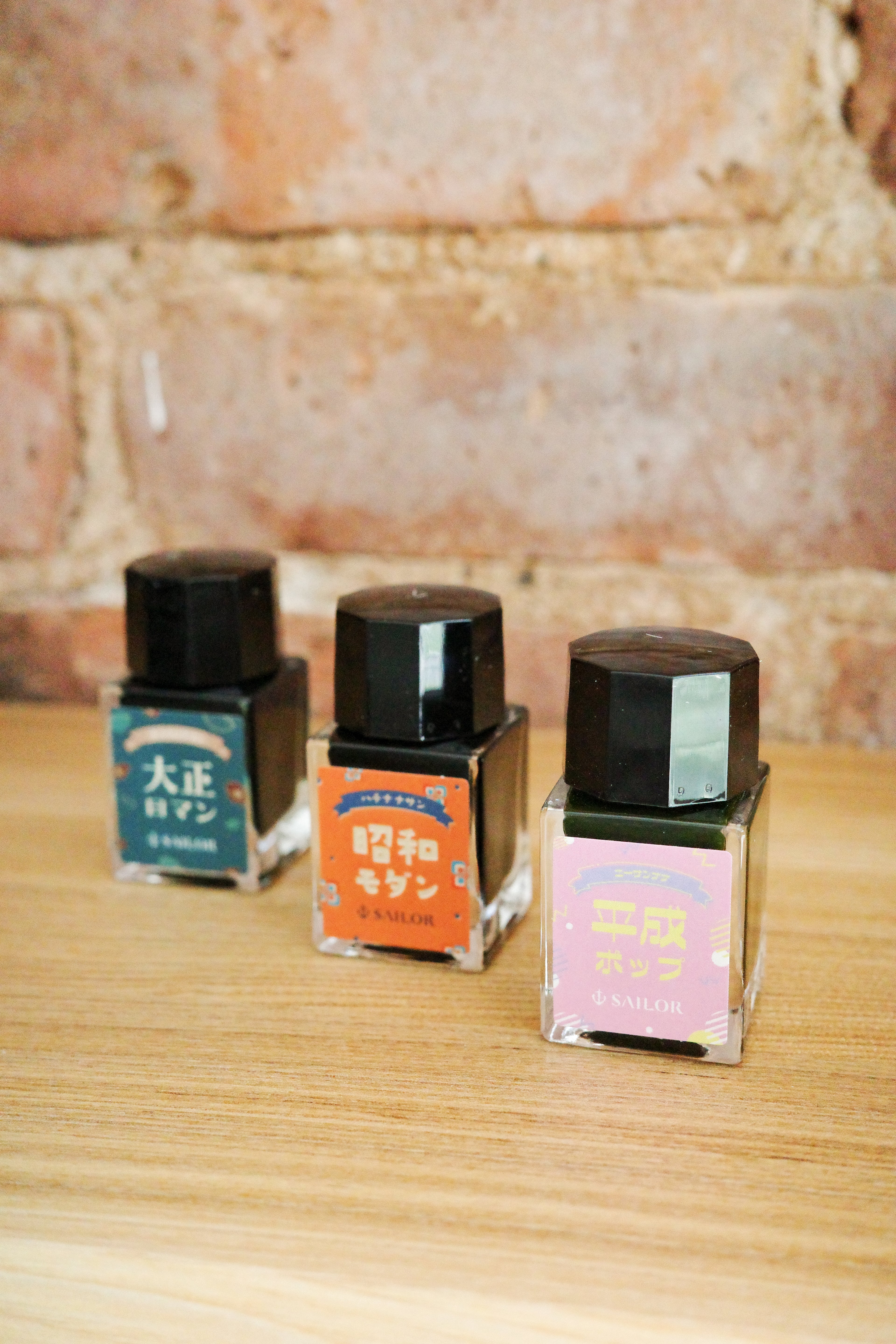 SAILOR Retro Bottle Ink Set ✦ Taisho, Showa, Heisei