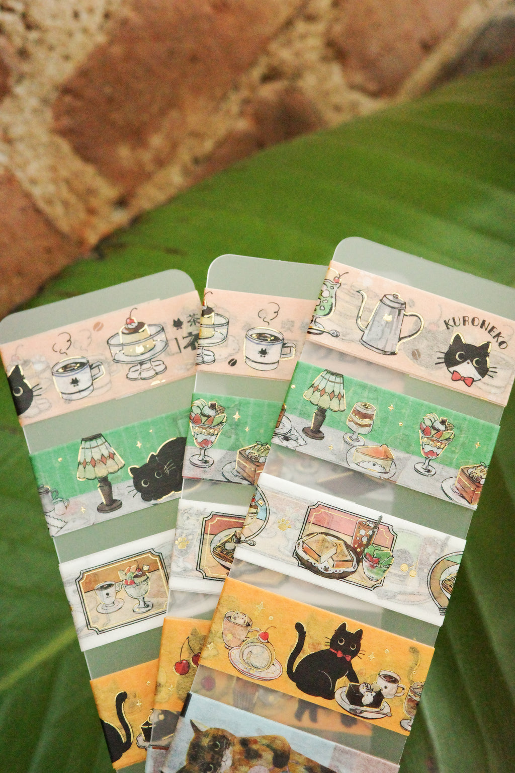 Café Cats Washi Sampler – Dessert & Cozy Drink Tapes