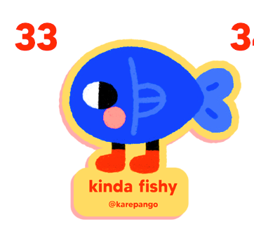 Karepango Die-cut stickers