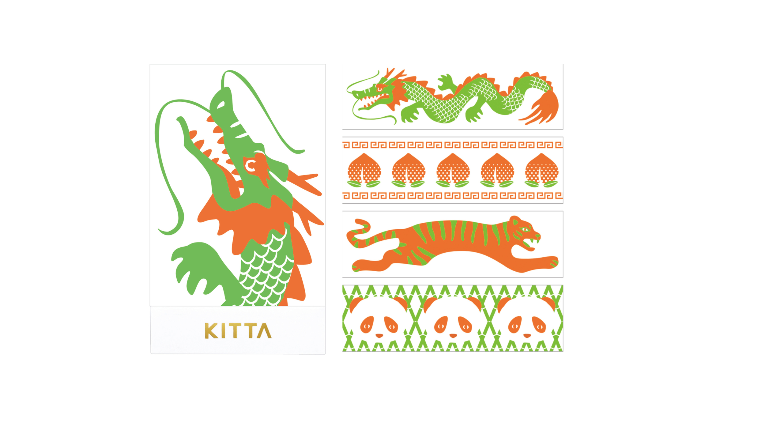 Pre-cut Portable Decorative Tape KITTA WASHI Tape Special / Oriental