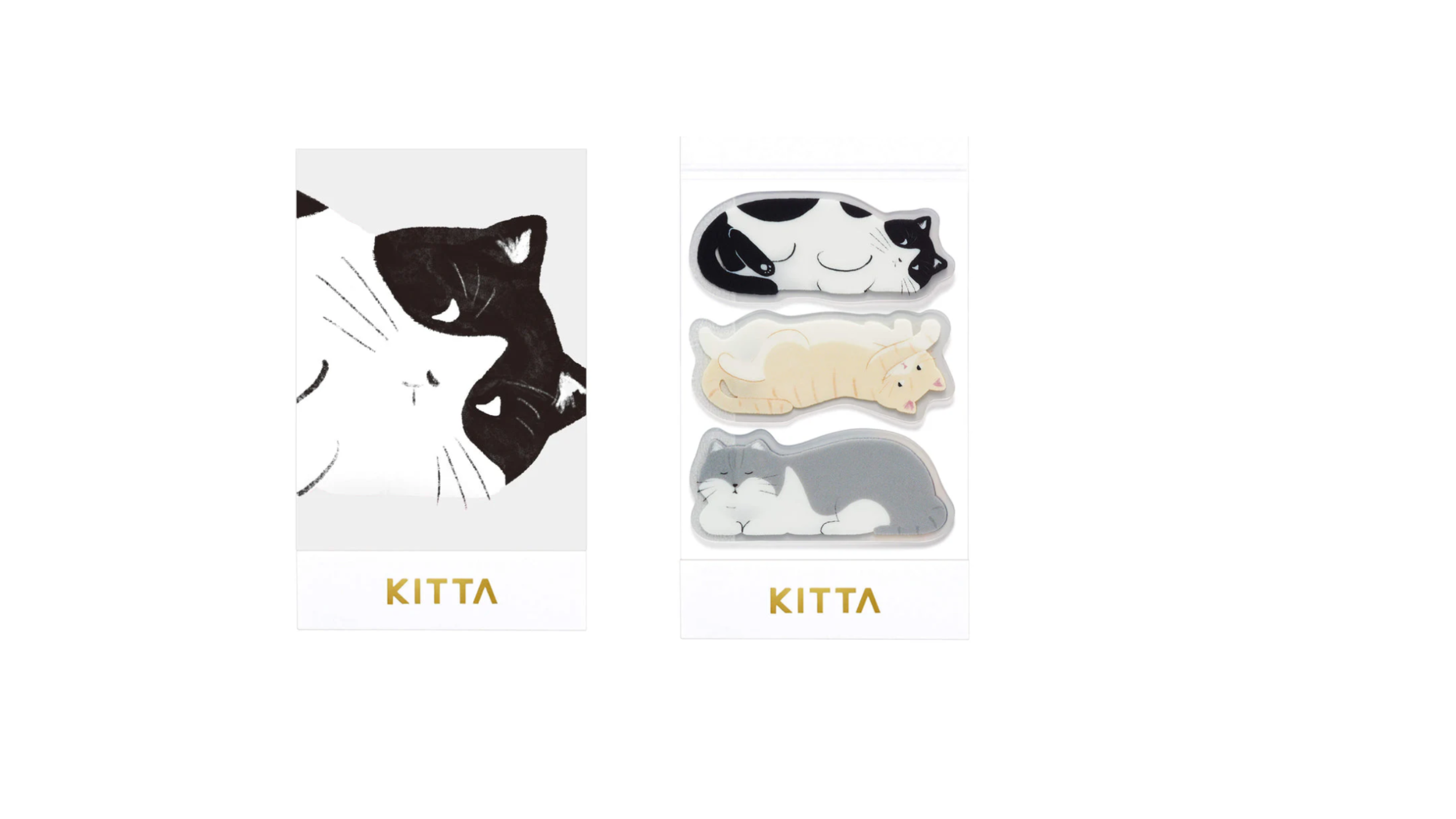 KITTA Pre-cut, Portable Decorative Tape Clear/CAT