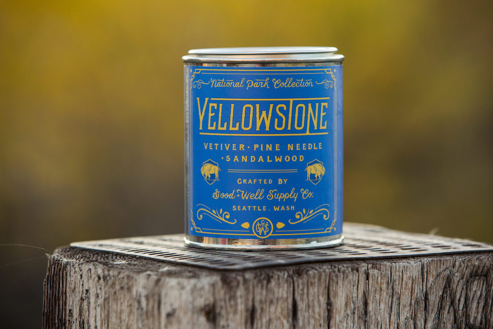Yellowstone National Park Candle