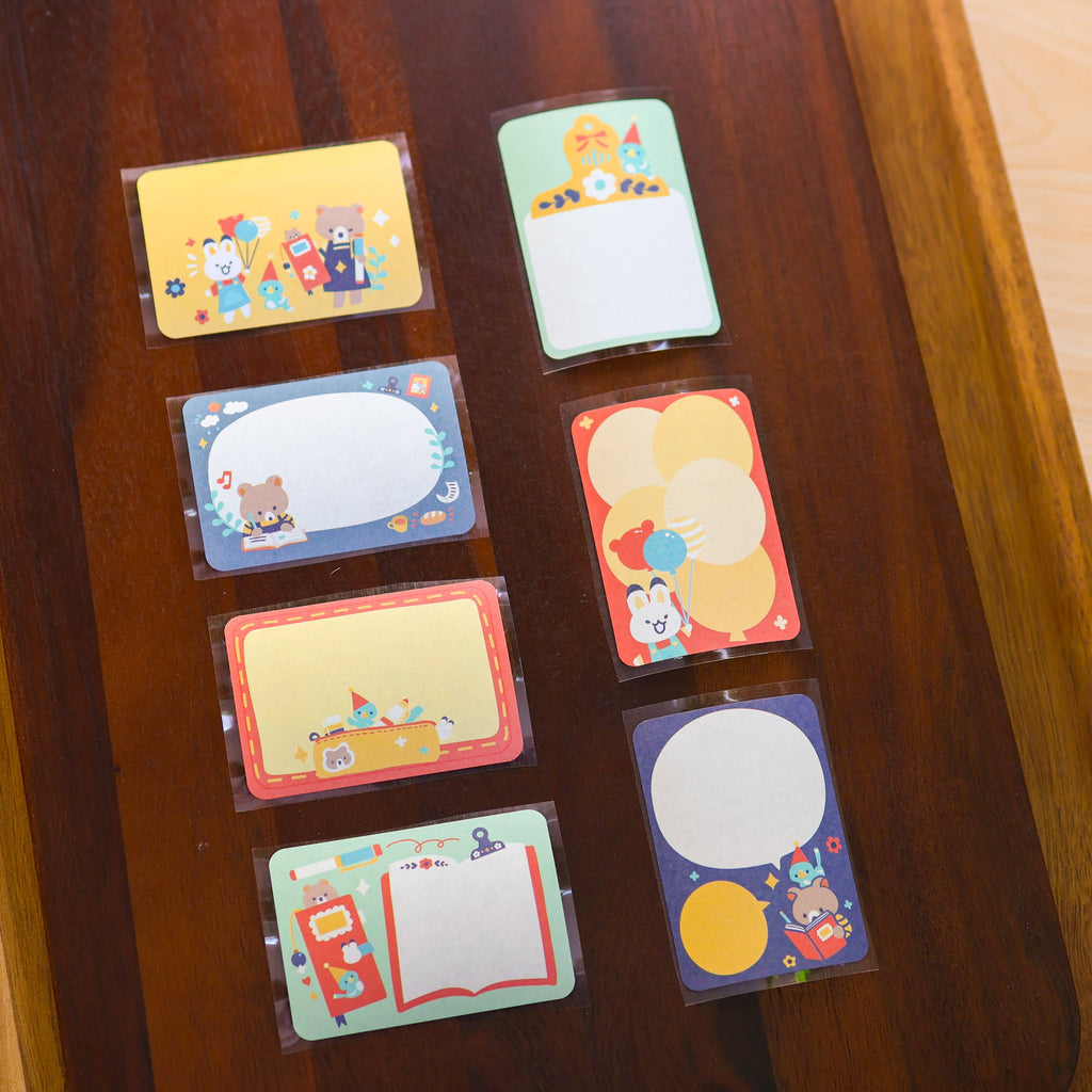 Stationery Tin Set with Stickers, Washi Tape & Stamps