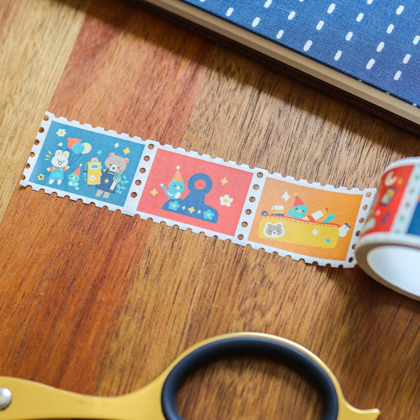 Stamp Washi Tape – Colorful Decorative Crafting Tape