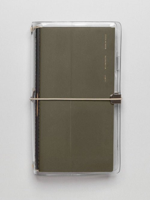 Cloth & Paper Clear Vinyl Travel Notebook Cover – A5 Slim