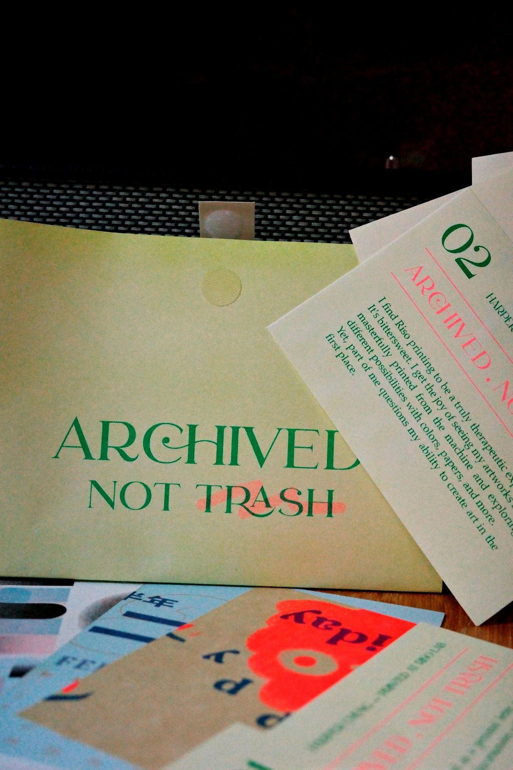 Archived, Not Trash ✦ A Zine Celebrating Unfinished Ideas