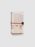 Act of Keeping Clear Vinyl Travel Notebook Cover – Saffron