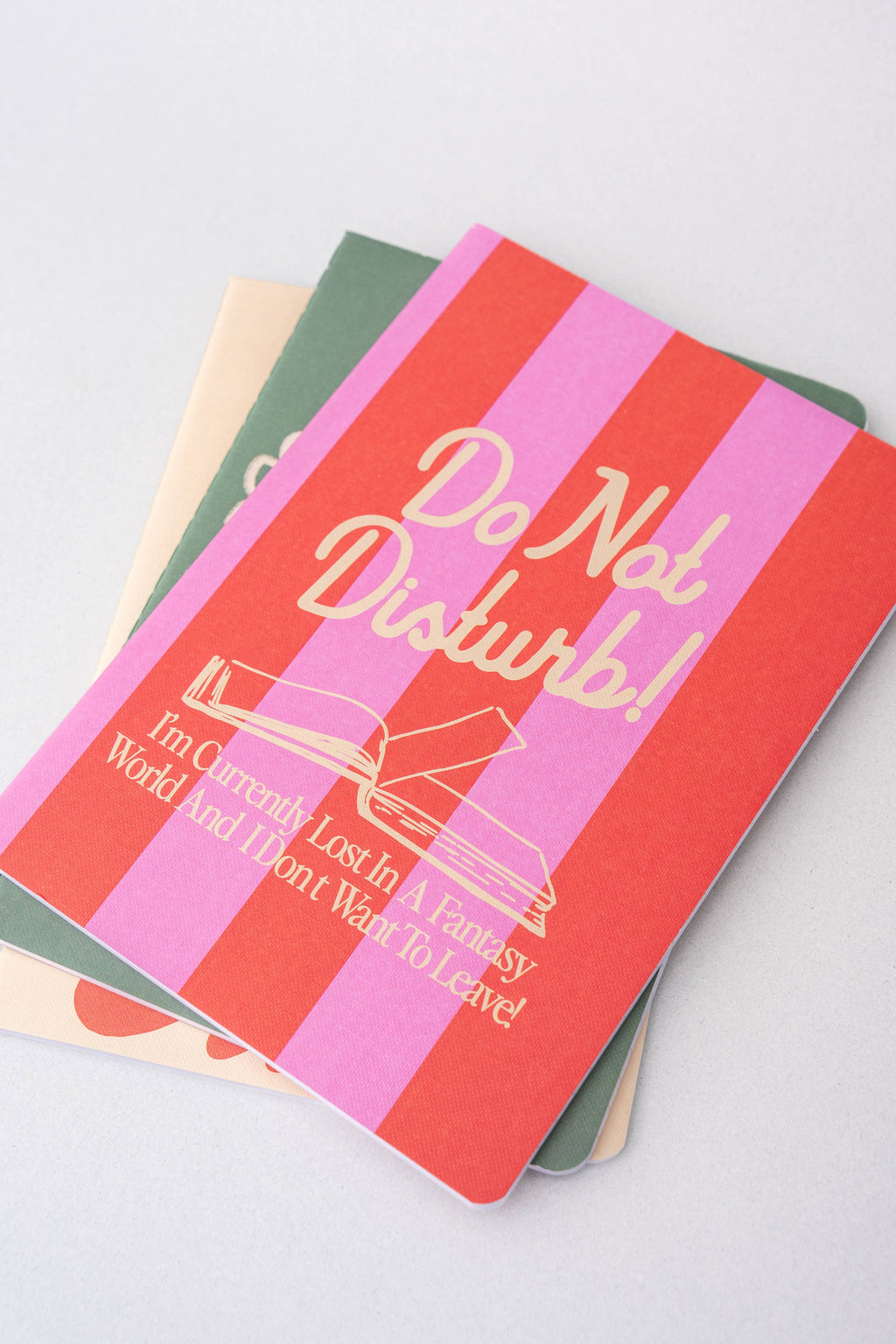 Rough Draft Notebook Set, Pastries and Books