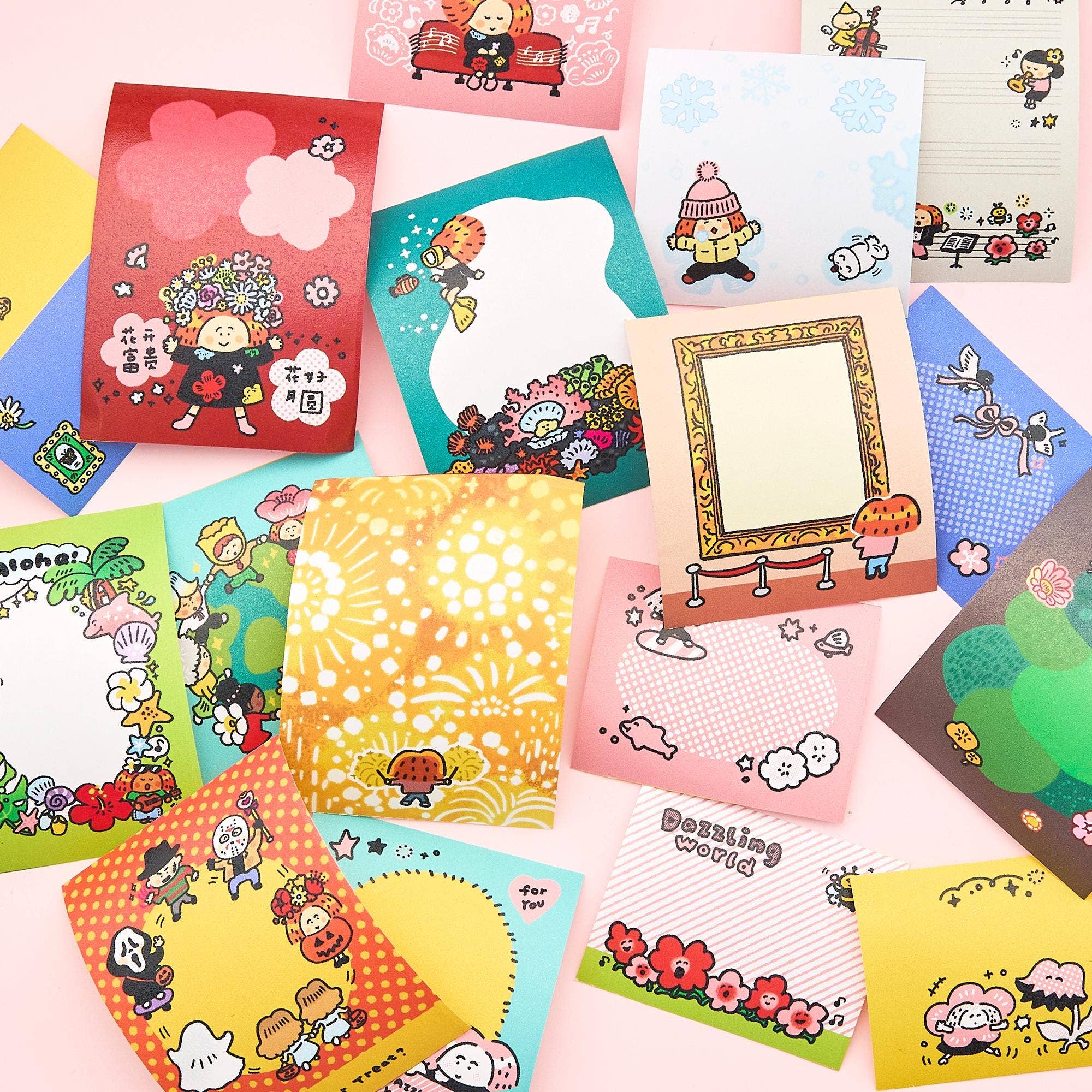 Writable washi tape - Dazzling World | Jourrnal Tape | RiN! Studio