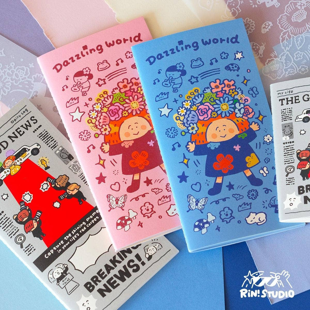 Traveler's Notebook Refill | Color Inner Pages TN Insert | RiN! Studio