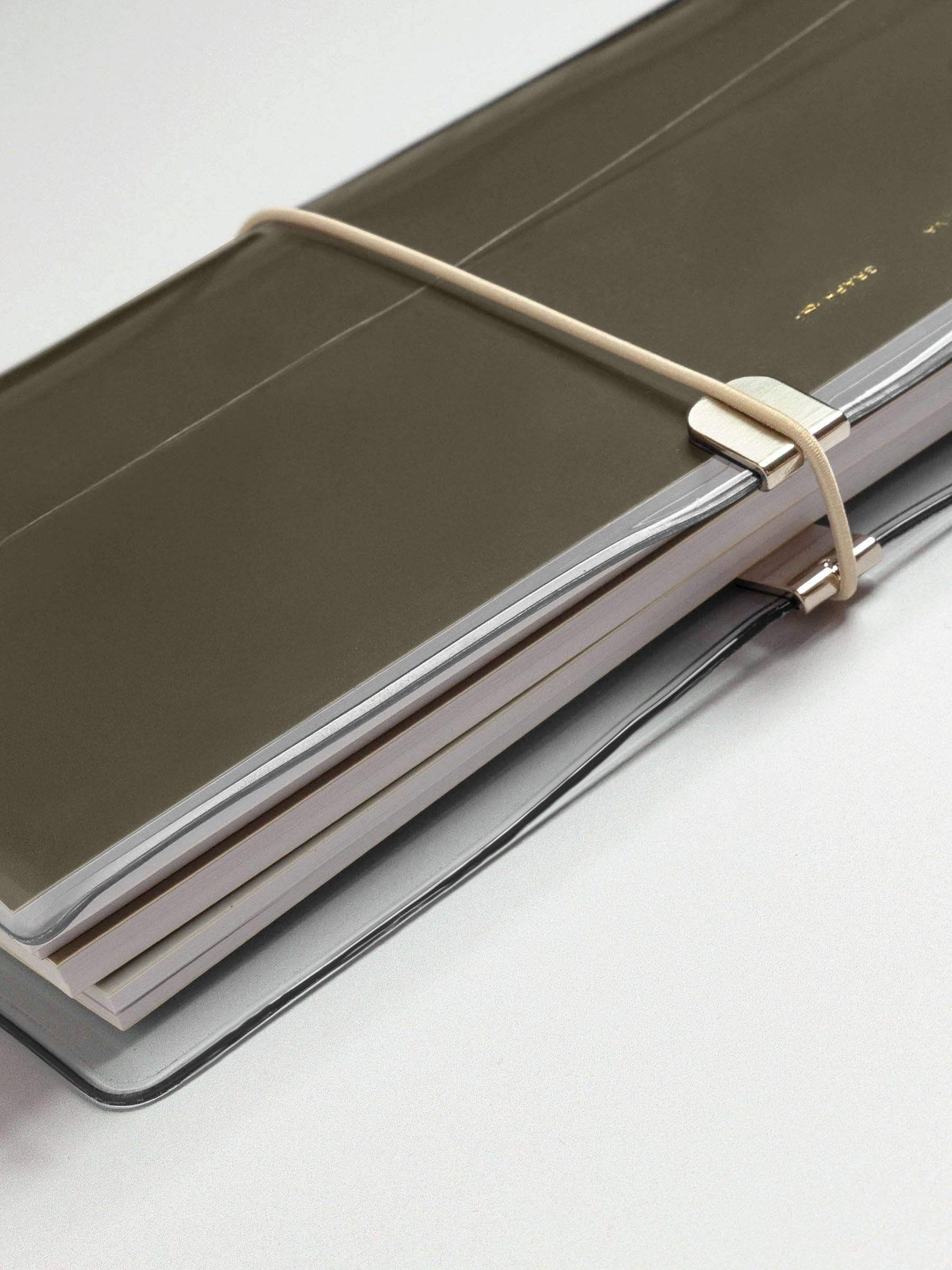 Cloth & Paper Clear Vinyl Travel Notebook Cover | A5 Slim