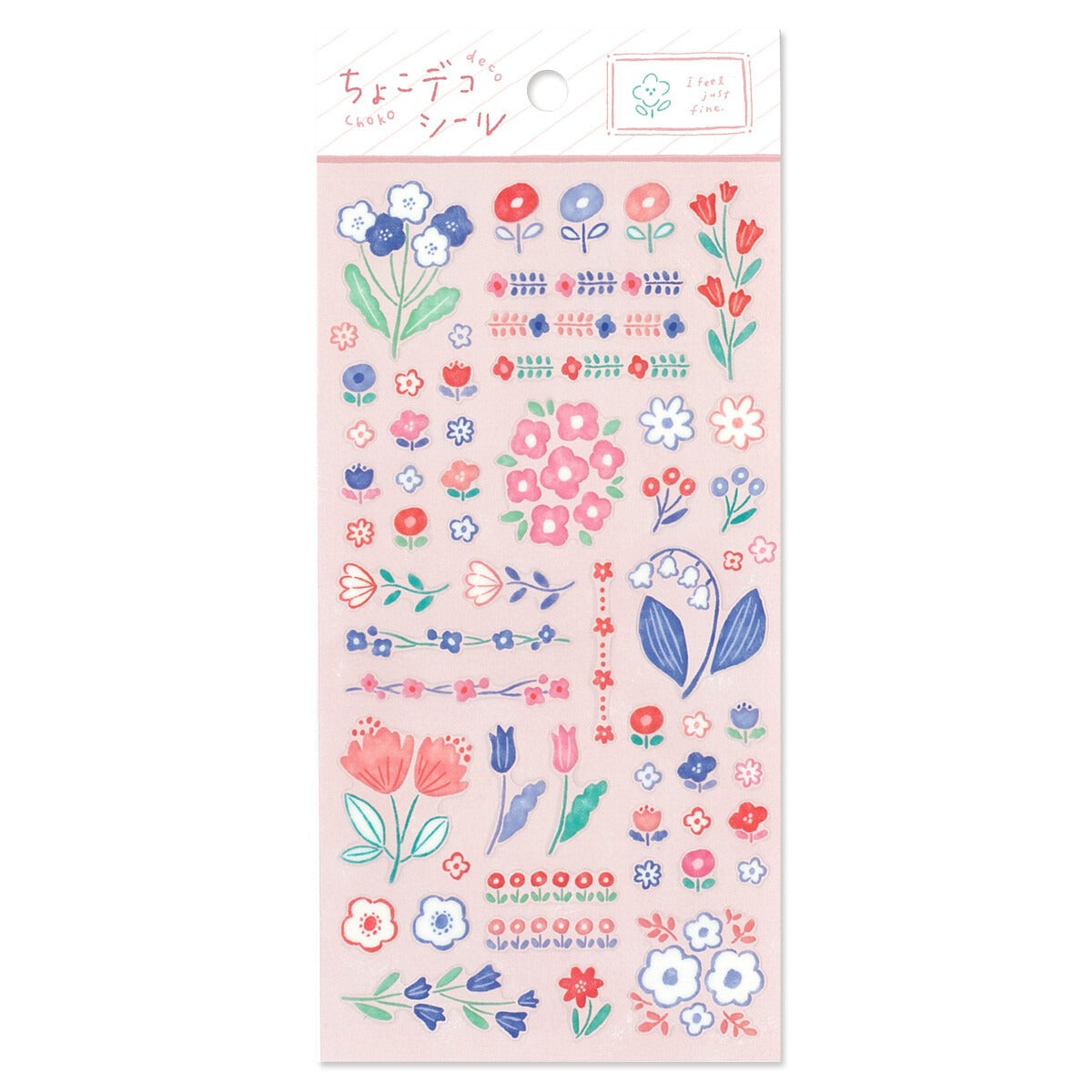 MIND WAVE Ohana Deco Stickers – Colorful Floral Planner Designs