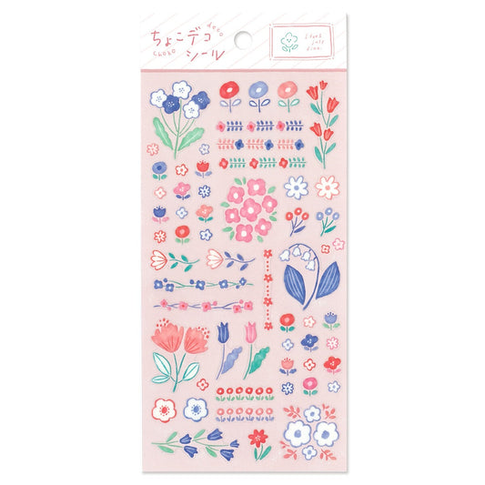 MIND WAVE Ohana Deco Stickers – Colorful Floral Planner Designs
