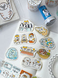 3 Little Cat Meow Meow Winter Sticker Pack – Winter Party