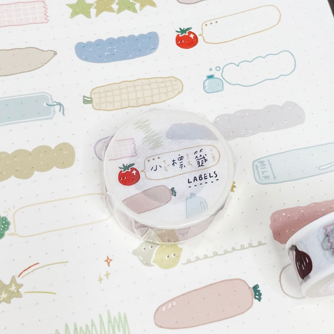 Bon Bon Stickers Little Labels Washi Tape – Writable 15mm × 10m