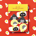 Sesame & Peanut Stacking Cats Oden Waterproof Sticker – Matte Vinyl